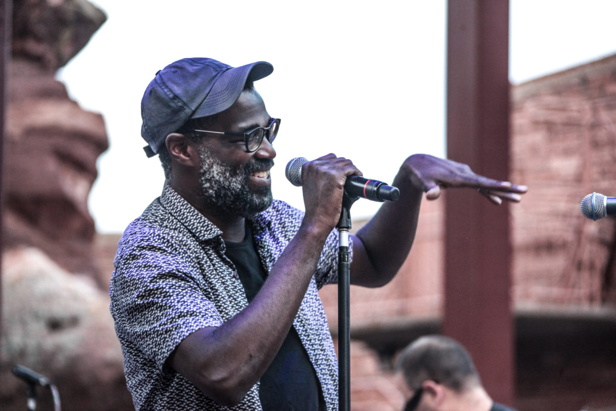 A Smiling Tunde Adebimpe