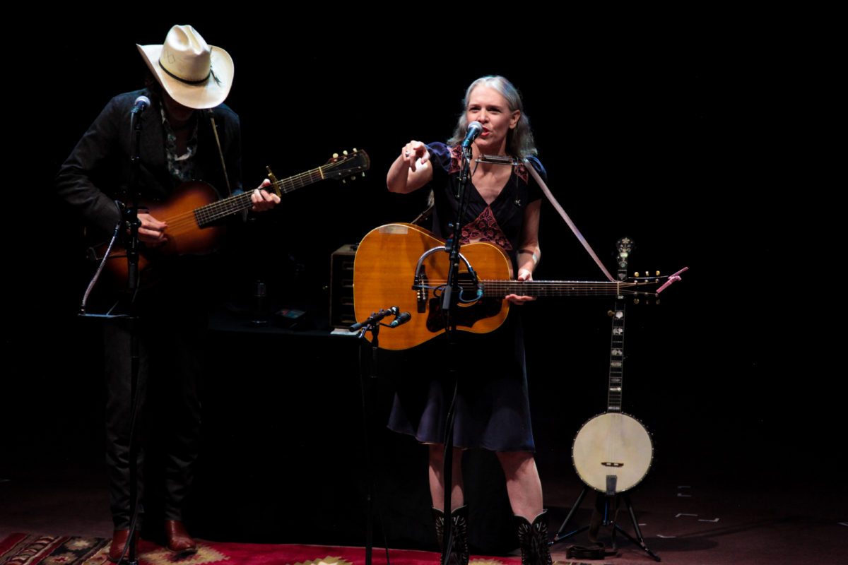 Gillian Welch Pointing At A Friend